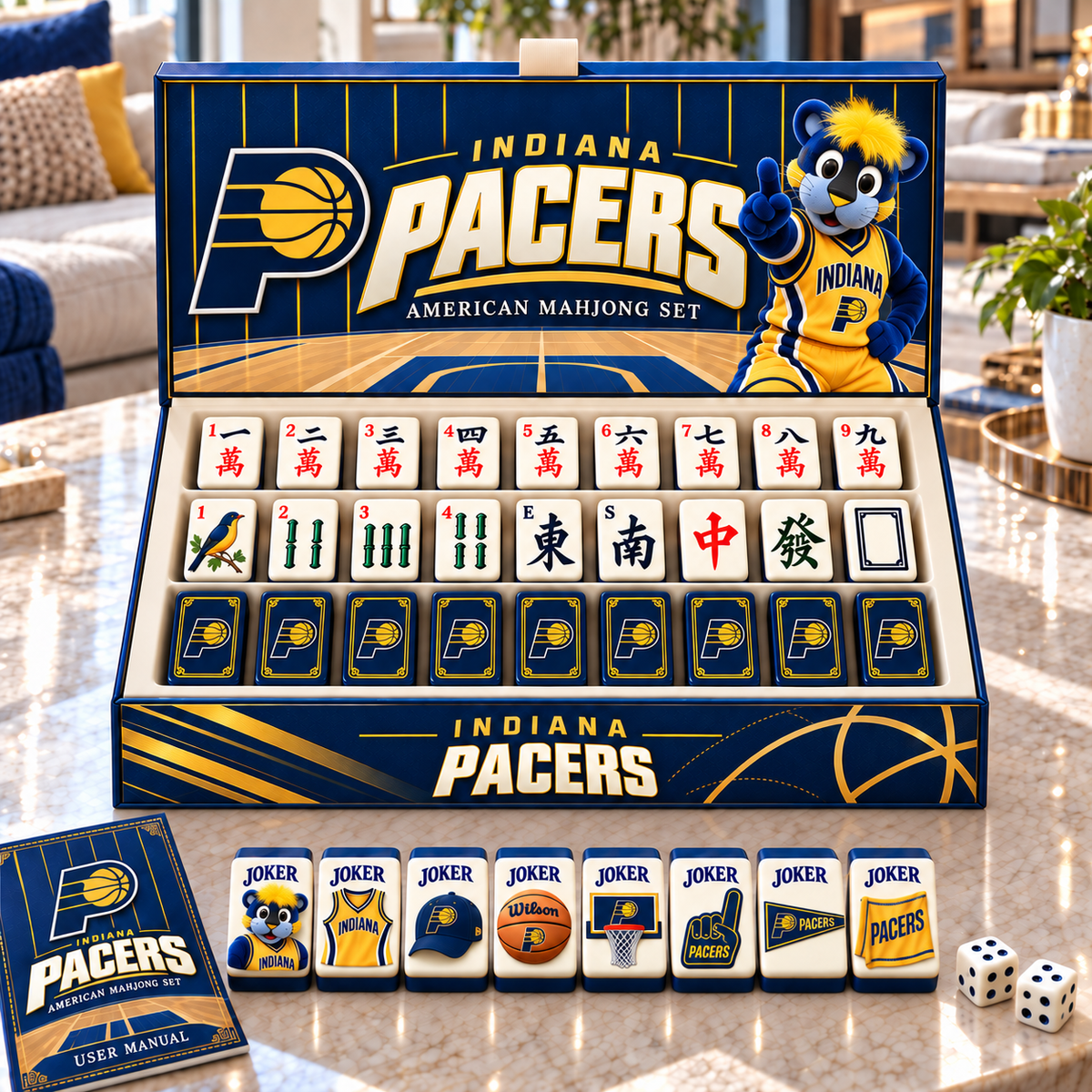 Premium IDP Mahjong Tiles Set TTMH