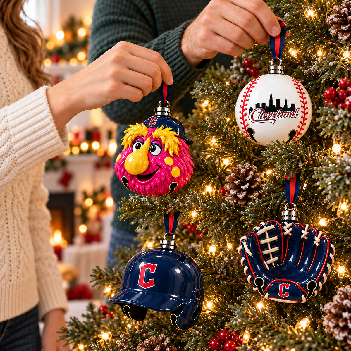 Premium CLG Christmas Bell Ornament PVNA