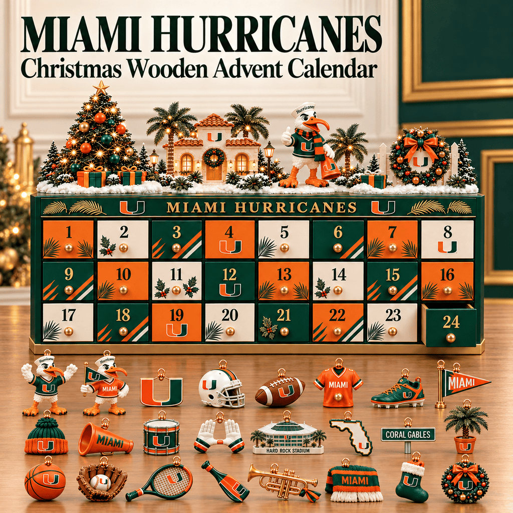 Premium MHC Christmas Wooden Advent Calendar TTMH