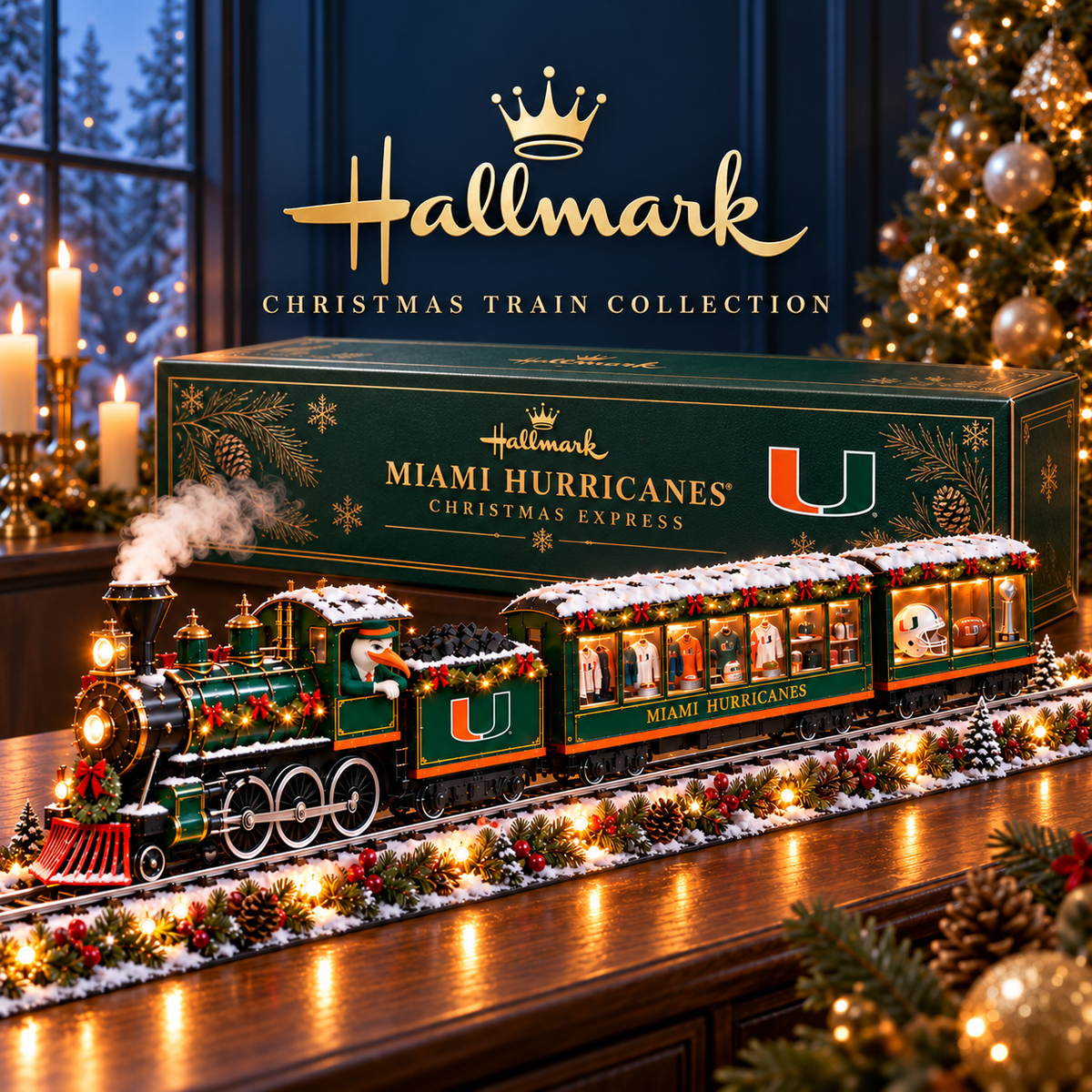 MHC Illuminated Christmas Express Train DNBN