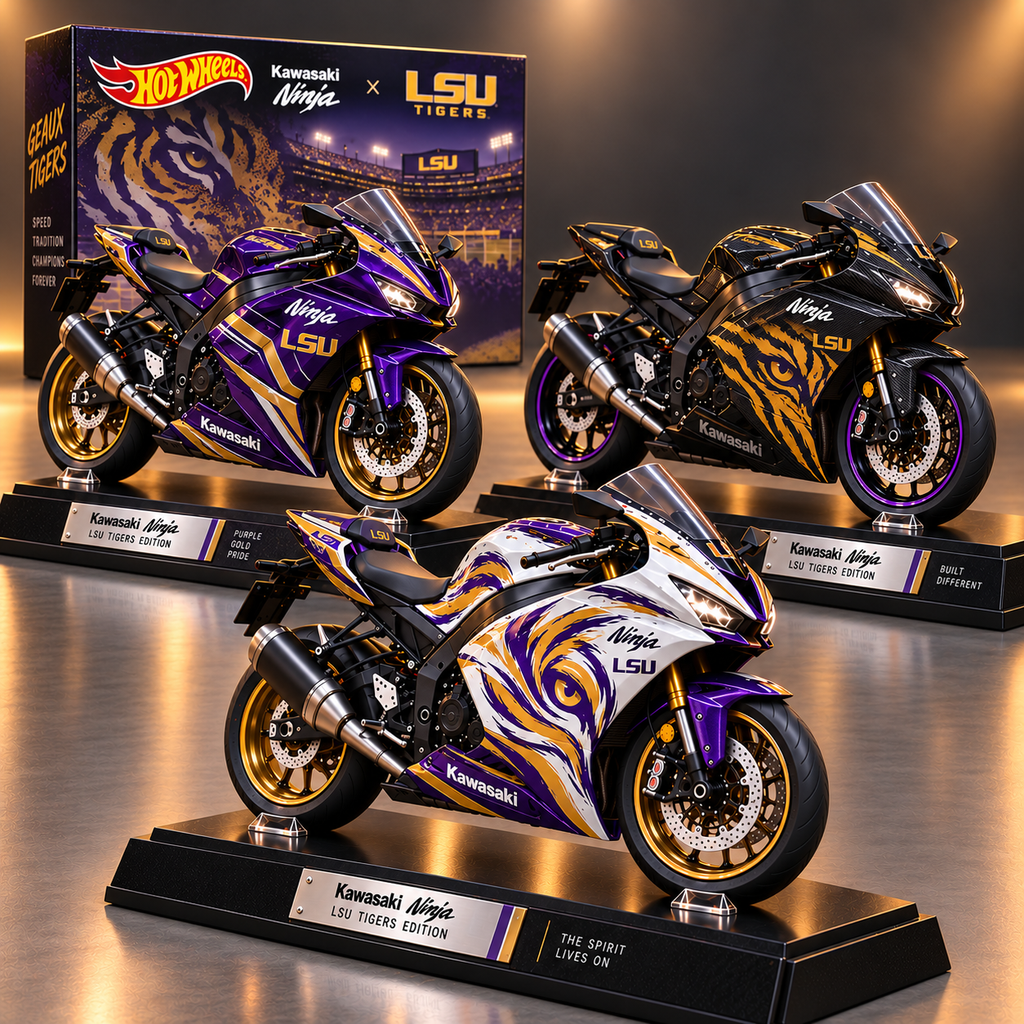LSU Premium-Grade Motorcycle Model Kit BMD