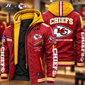 KCC Hooded Leather-Look Bomber Jacket – PNPA