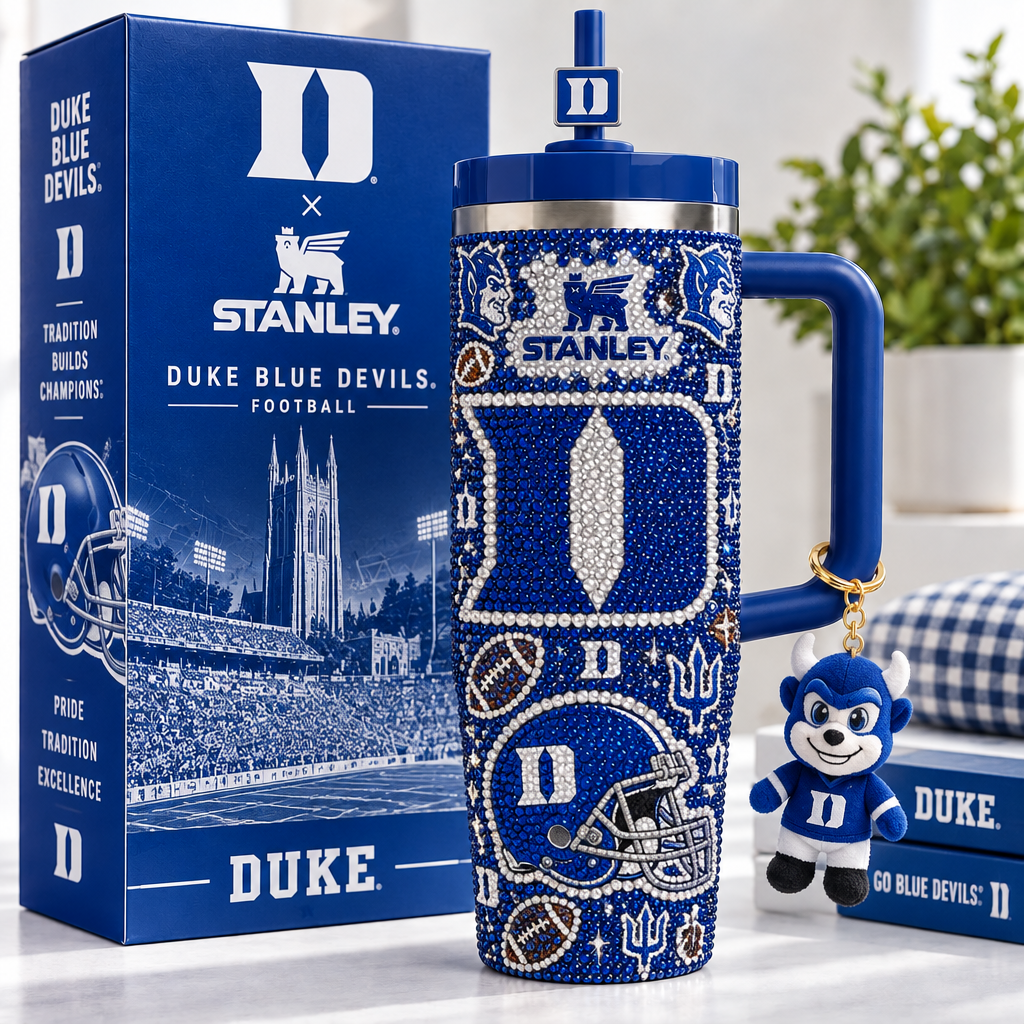 Duke Blue Devils 40oz Tumbler With Handle TTNL