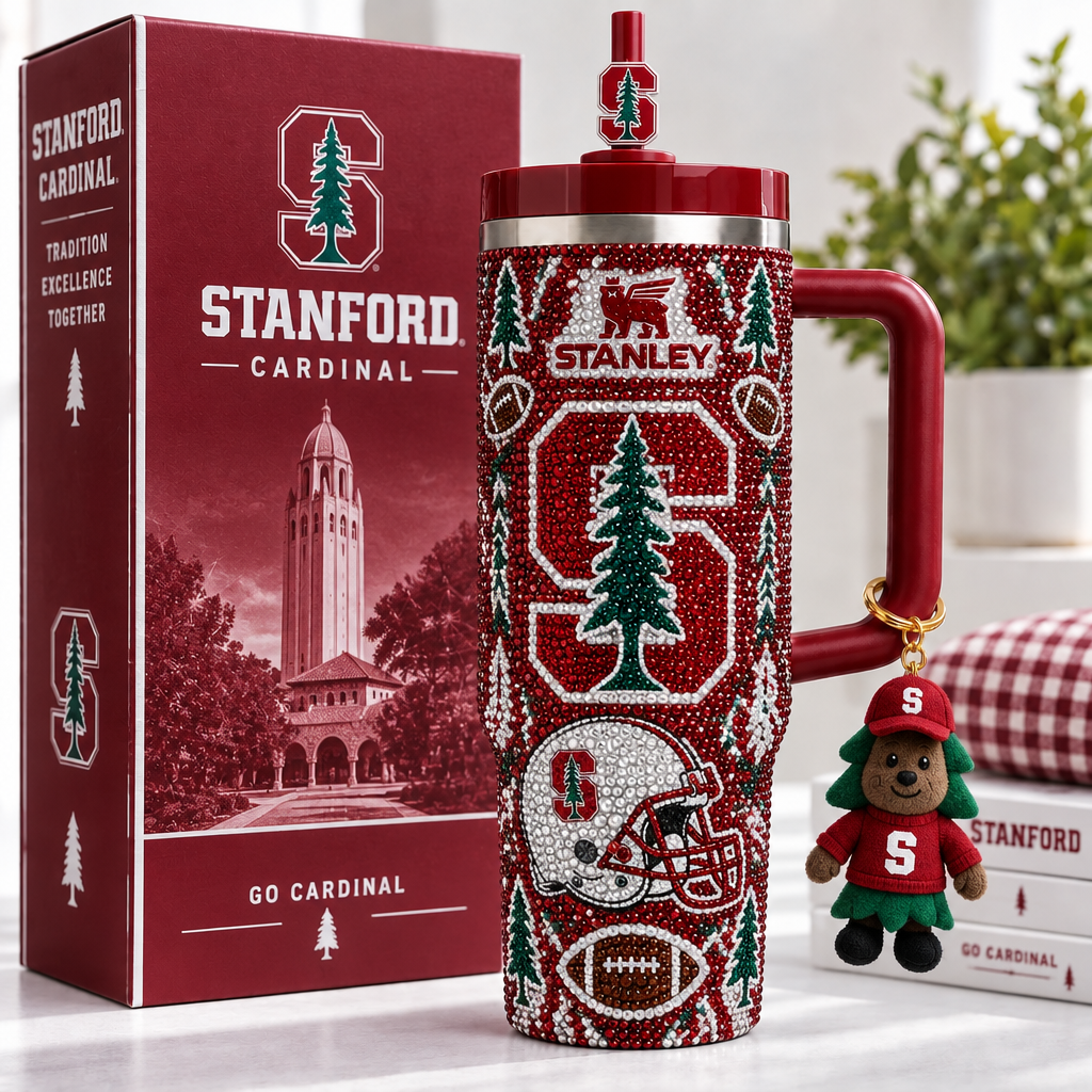 Stanford Cardinal 40oz Tumbler With Handle TTNL