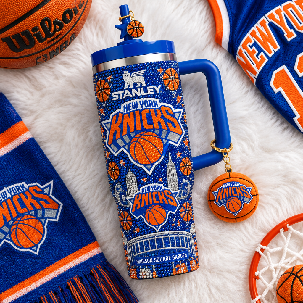 New York Knicks 40oz Tumbler With Handle TTNL