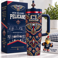 New Orleans Pelicans 40oz Tumbler With Handle TTNL