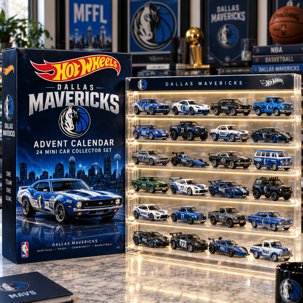 Dallas Mavericks Premium Mini Car Advent Calendar