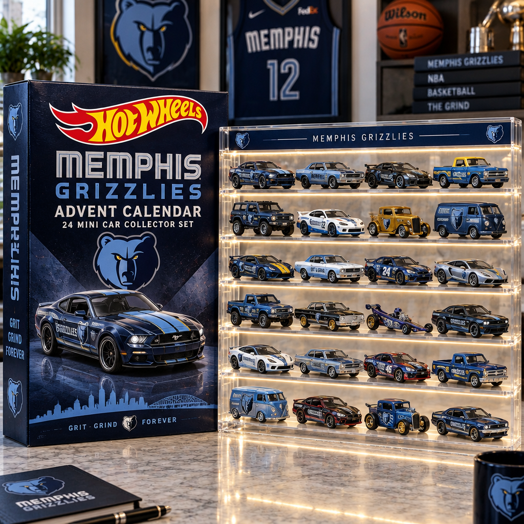 Memphis Grizzlies Premium Mini Car Advent Calendar