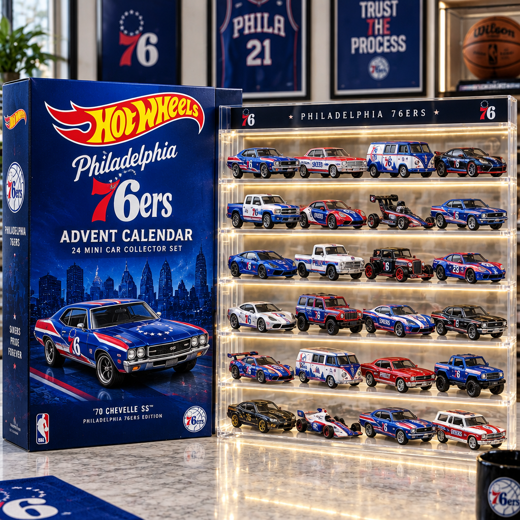 Philadelphia 76ers Premium Mini Car Advent Calendar