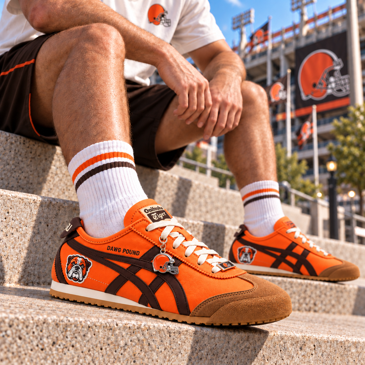 CLVB Premium Retro Low-Top Sneakers TMH