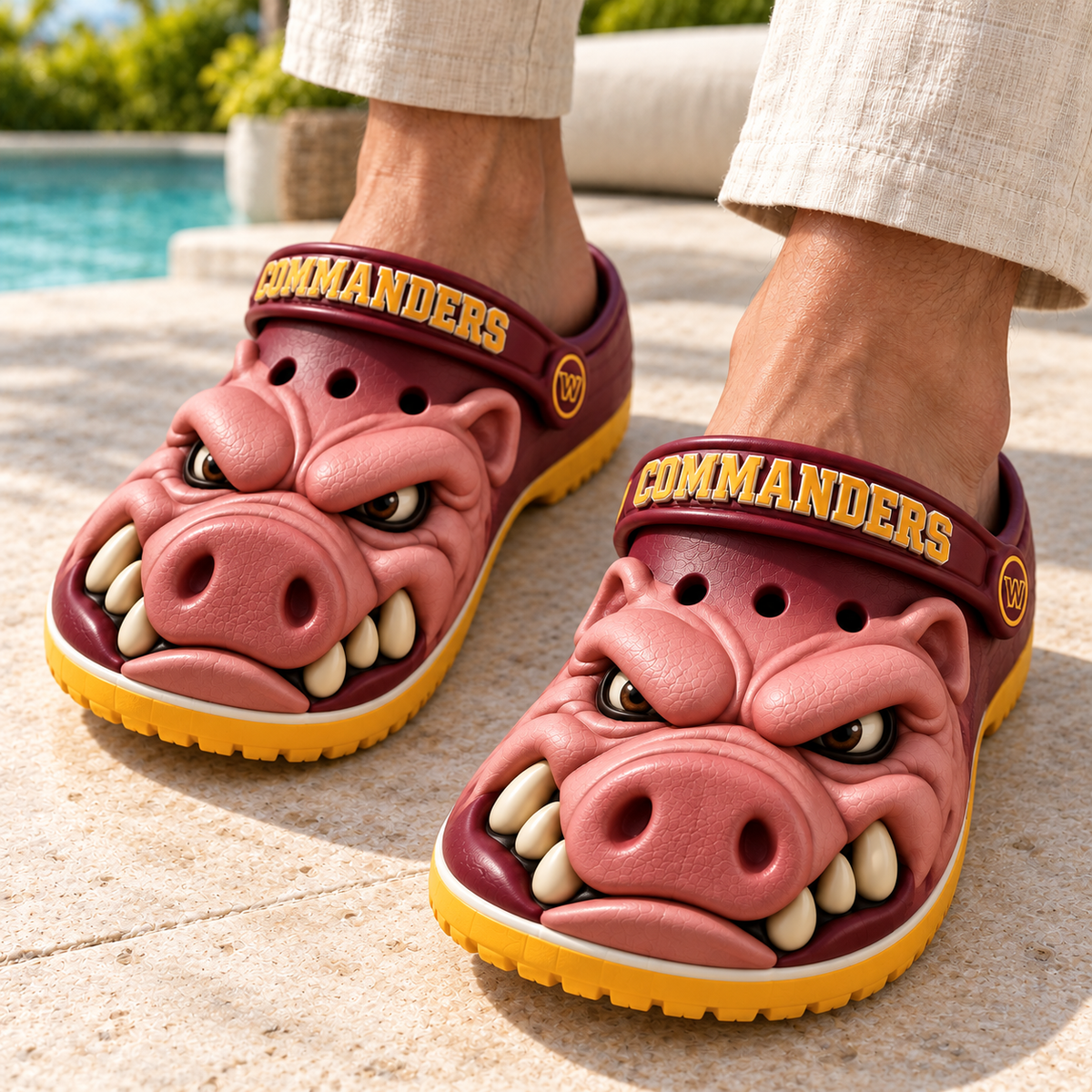 WCD Premium FIERCE 3D MASCOT CLOGS HQH