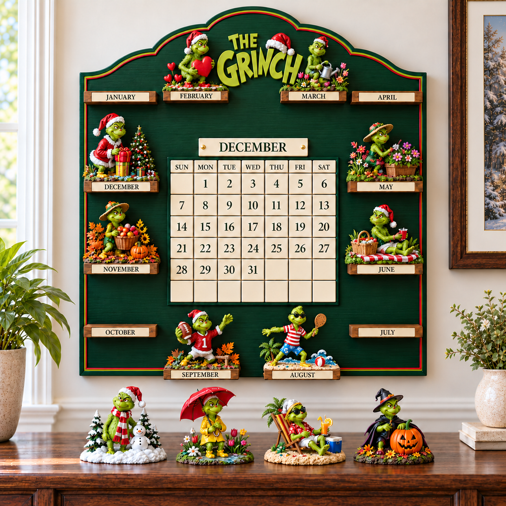 TGR Premium Perpetual Wall Calendar NPL