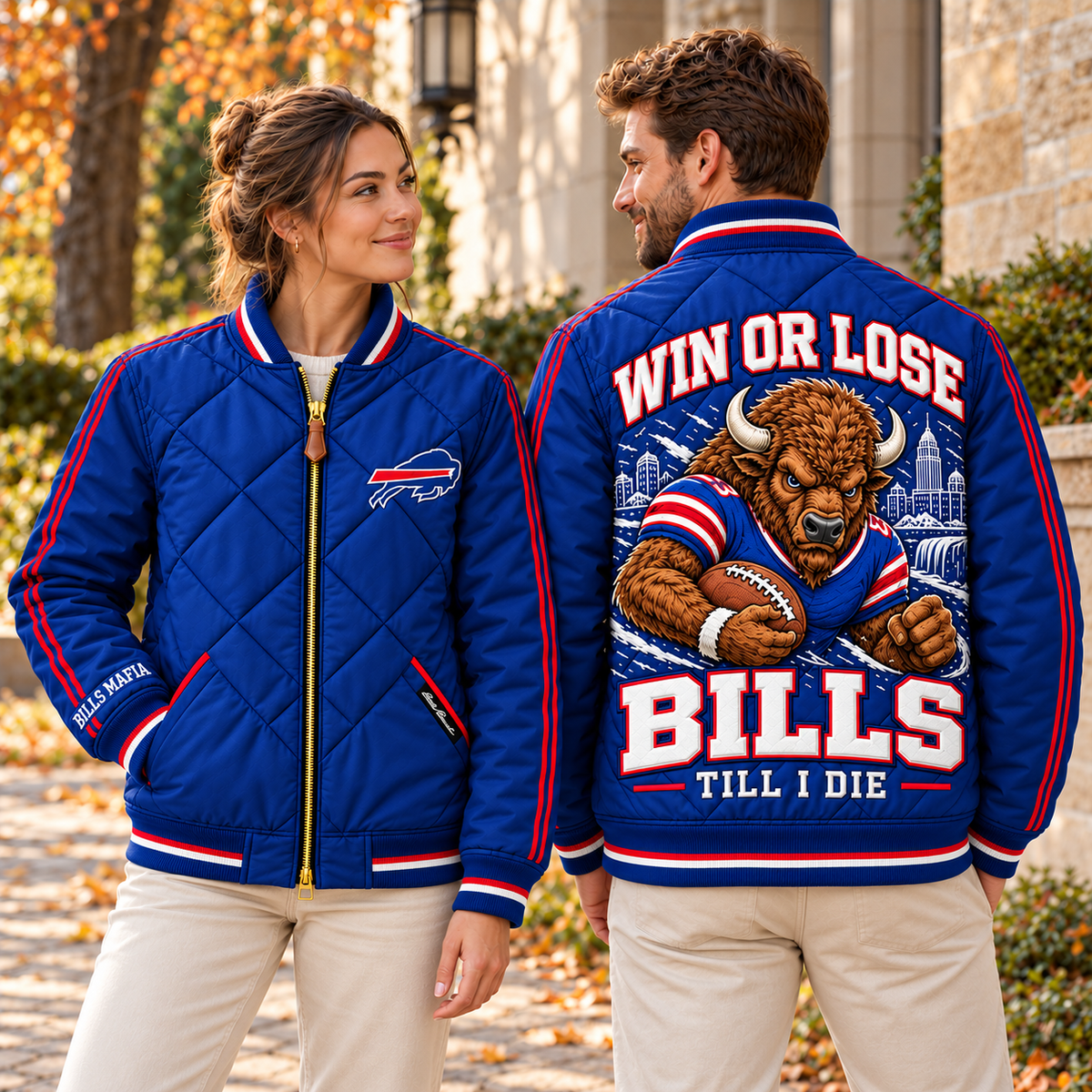 BFBL Premium Classic Quilted Bomber Jacket TMH