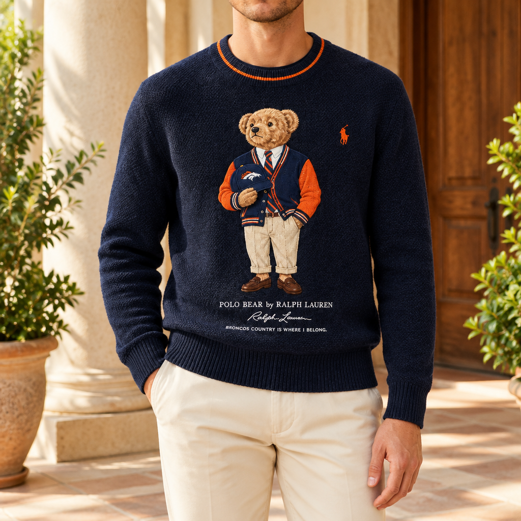 Denver Broncos Premium Crewneck Sweater