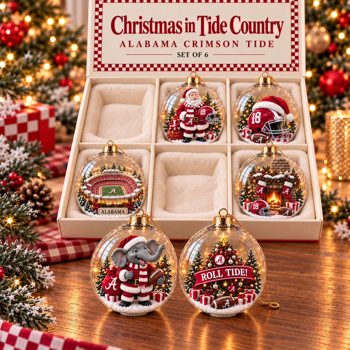 ACT Premium Christmas Tree Ornament Set TMH