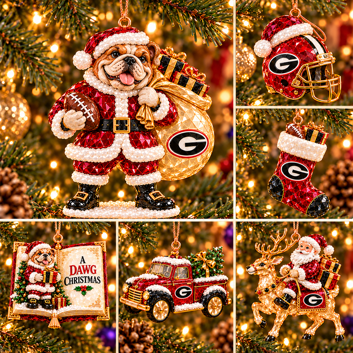 GGBD Premium Christmas Tree Ornament Set NHVH