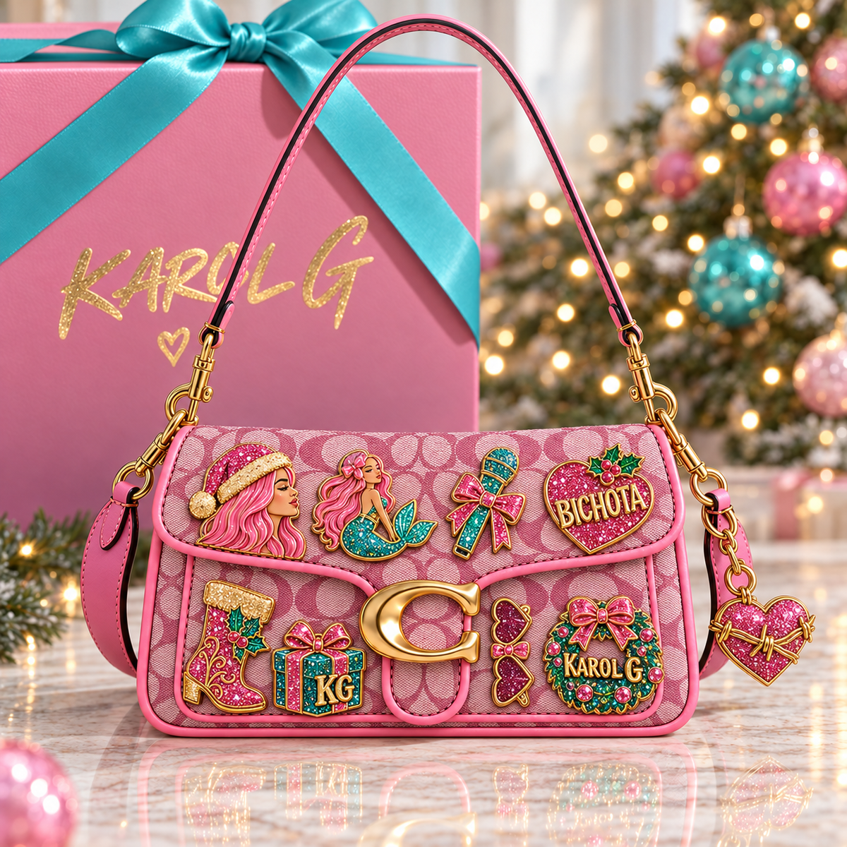 Premium KRG Noel Shoulder Cross With Charm NPL