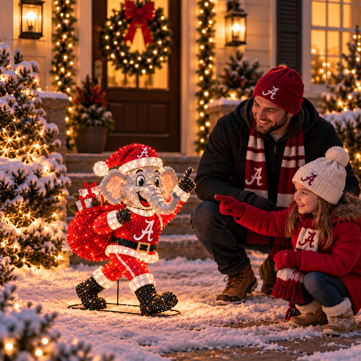 ACT Premium Lighted Christmas Mascot Decoration BMD