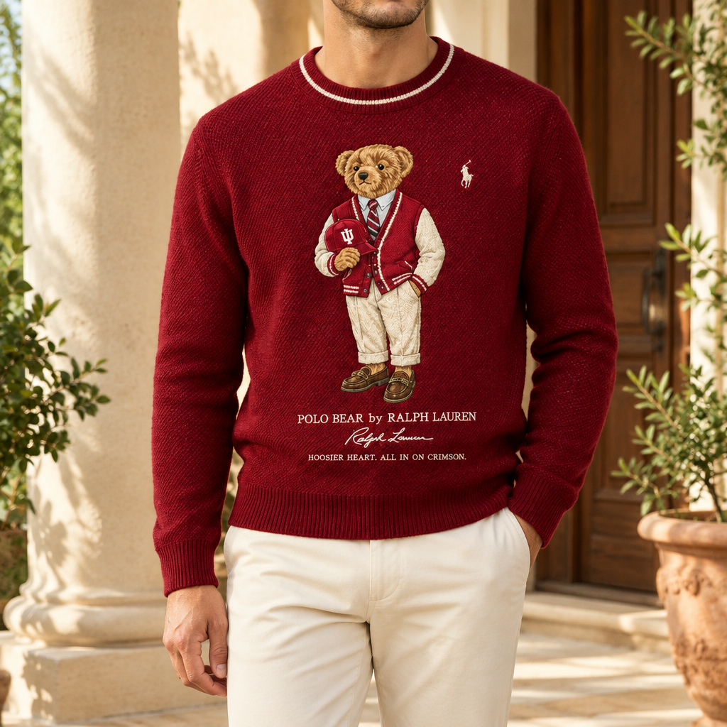 Indiana Hoosiers Premium Crewneck Sweater