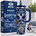 BYU Cougars 40oz Tumbler With Handle TTNL