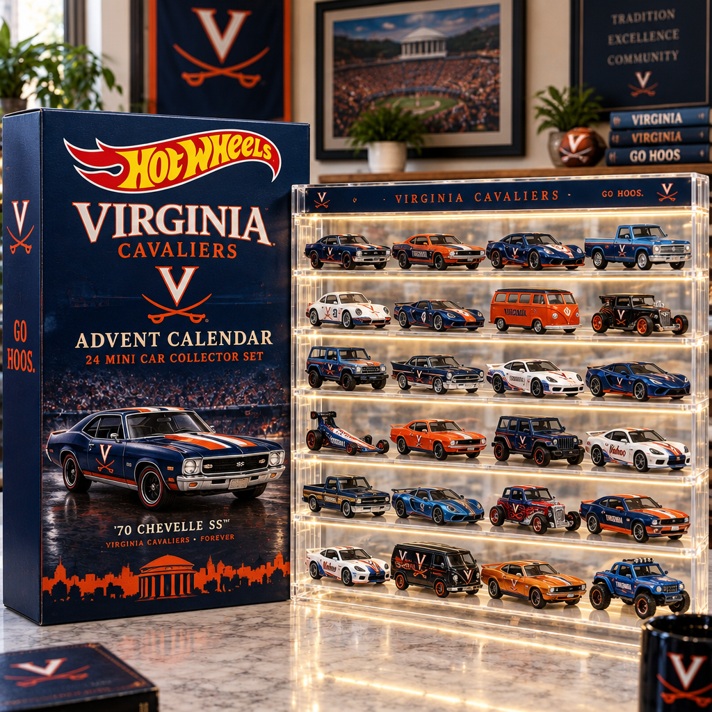Virginia Cavaliers Premium Mini Car Advent Calendar