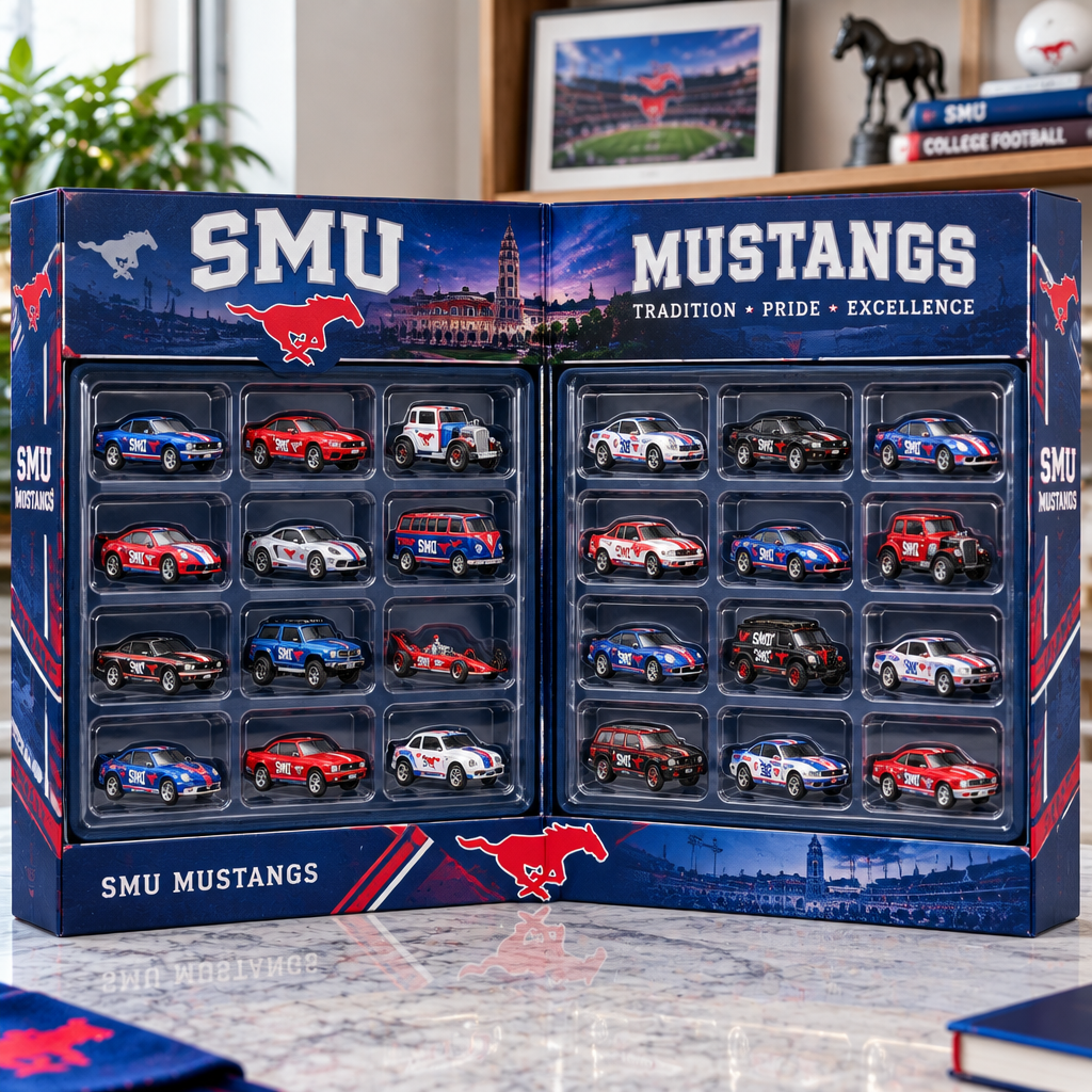 SMU Mustangs Premium Mini Car Advent Calendar