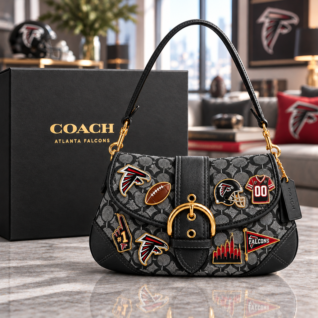 Atlanta Falcons Soho Bag With Charm