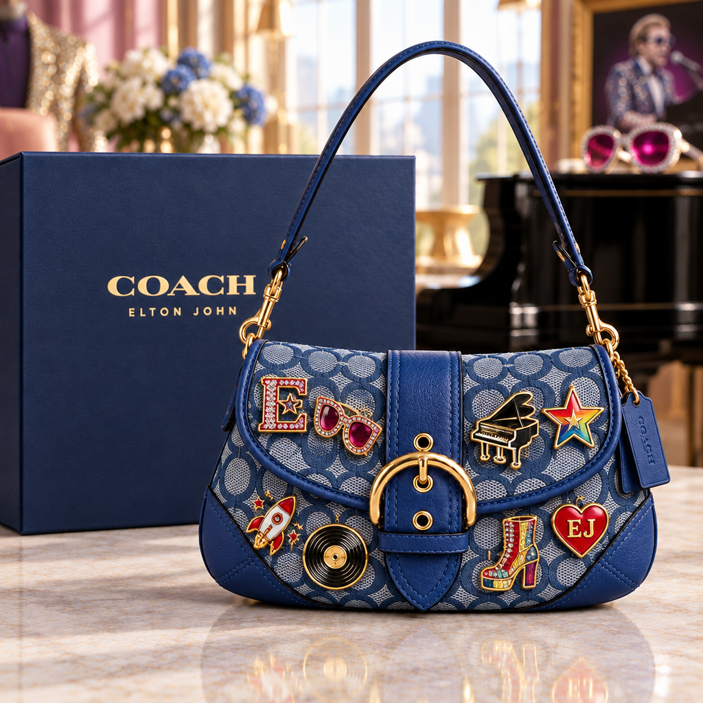 Elton John Soho Bag With Charm