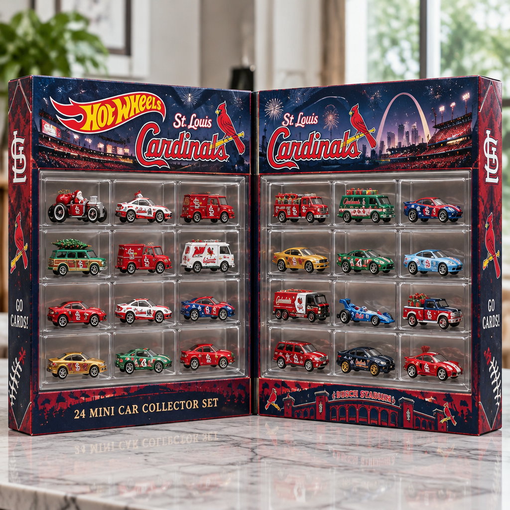 St Louis Cardinals Premium Mini Car Advent Calendar