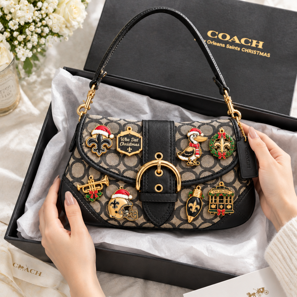 New Orleans Saints Soho Bag With Charm