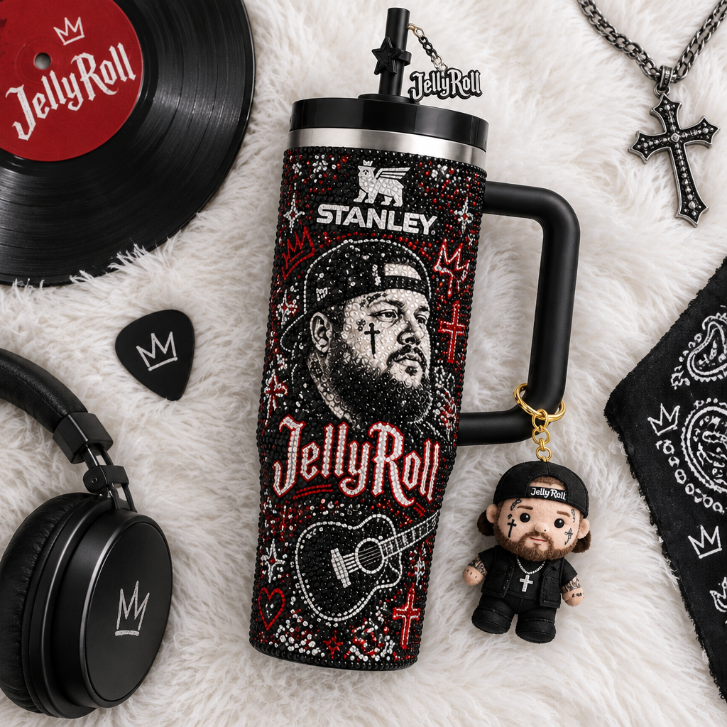 Jelly Roll 40oz Tumbler With Handle TTNL