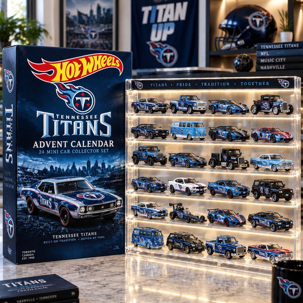Tennessee Titans Premium Mini Car Advent Calendar