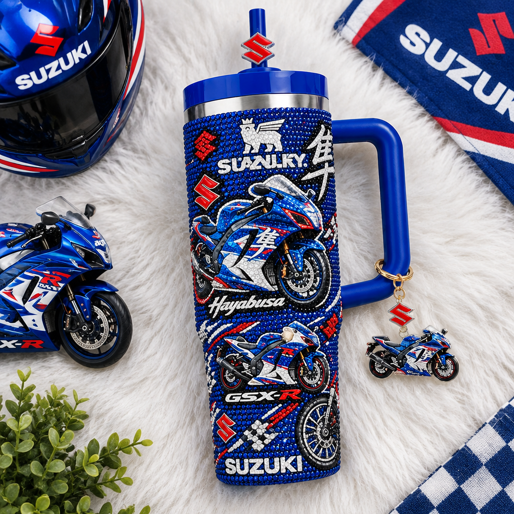 Suzuki 40oz Tumbler With Handle TTNL