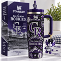 Colorado Rockies 40oz Tumbler With Handle TTNL